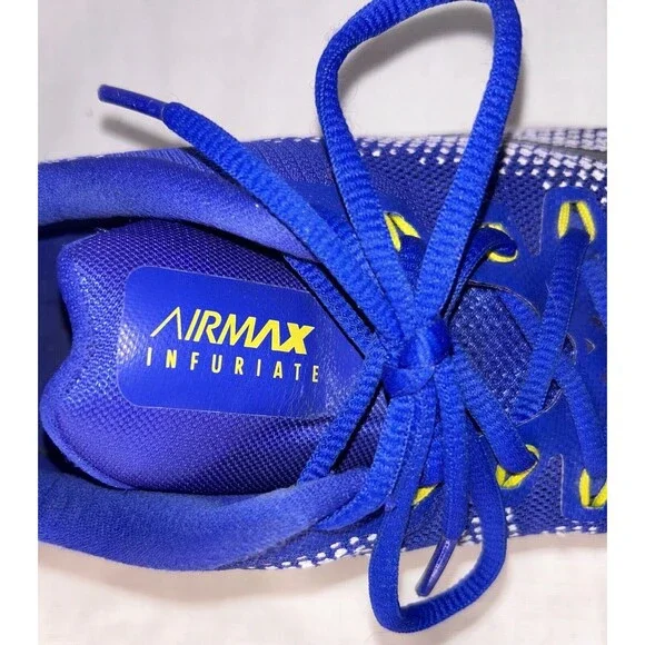 Nike Air Max Infuriate Low Men's Basketball Shoes Size 9 Blue White852457-400